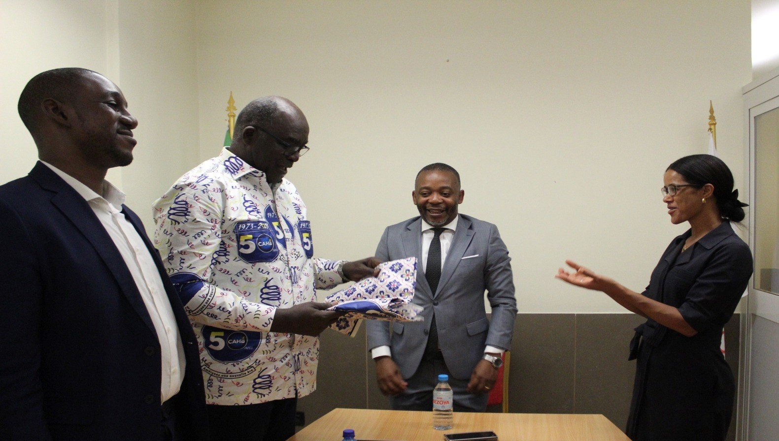 COGE solicita al Presidente de la Confederación Africana de Balonmano la formación de recursos humanos y apoyo técnico