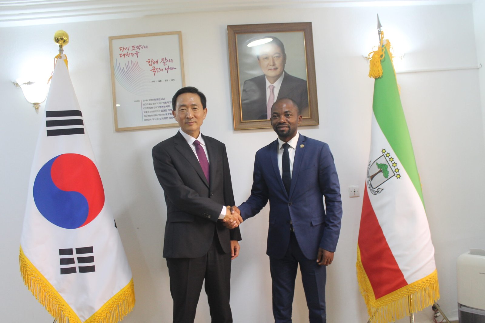 El nuevo Embajador surcoreano dispuesto en contribuir para la promoción del Taekwondo en Guinea Ecuatorial